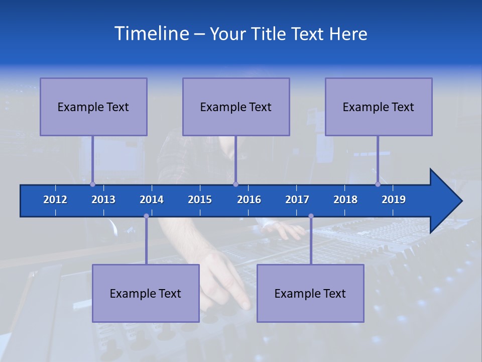 Working Post Production White PowerPoint Template