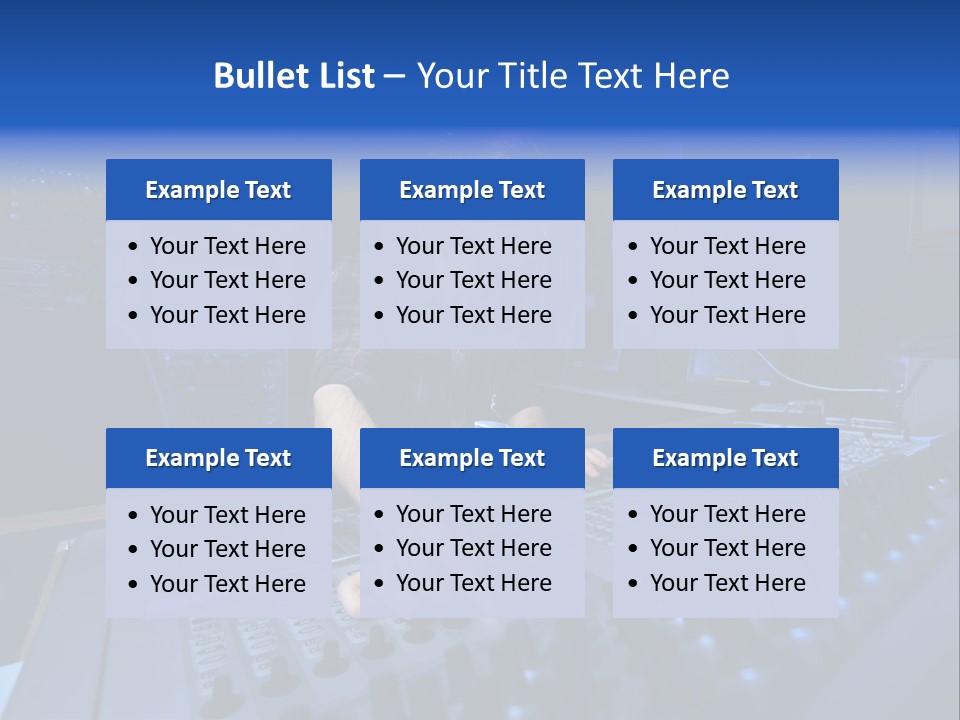 Working Post Production White PowerPoint Template