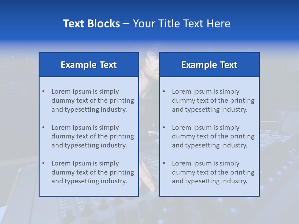 Working Post Production White PowerPoint Template