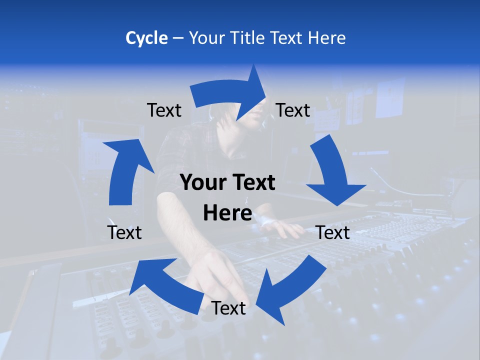 Working Post Production White PowerPoint Template