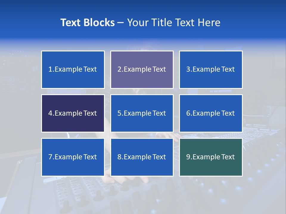 Working Post Production White PowerPoint Template