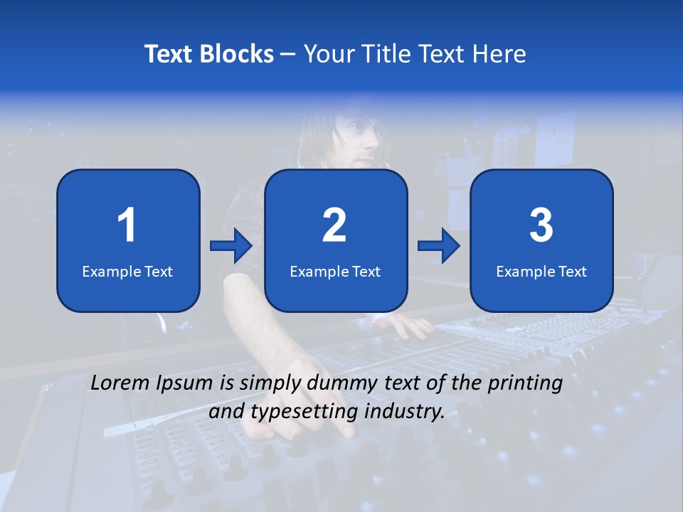 Working Post Production White PowerPoint Template