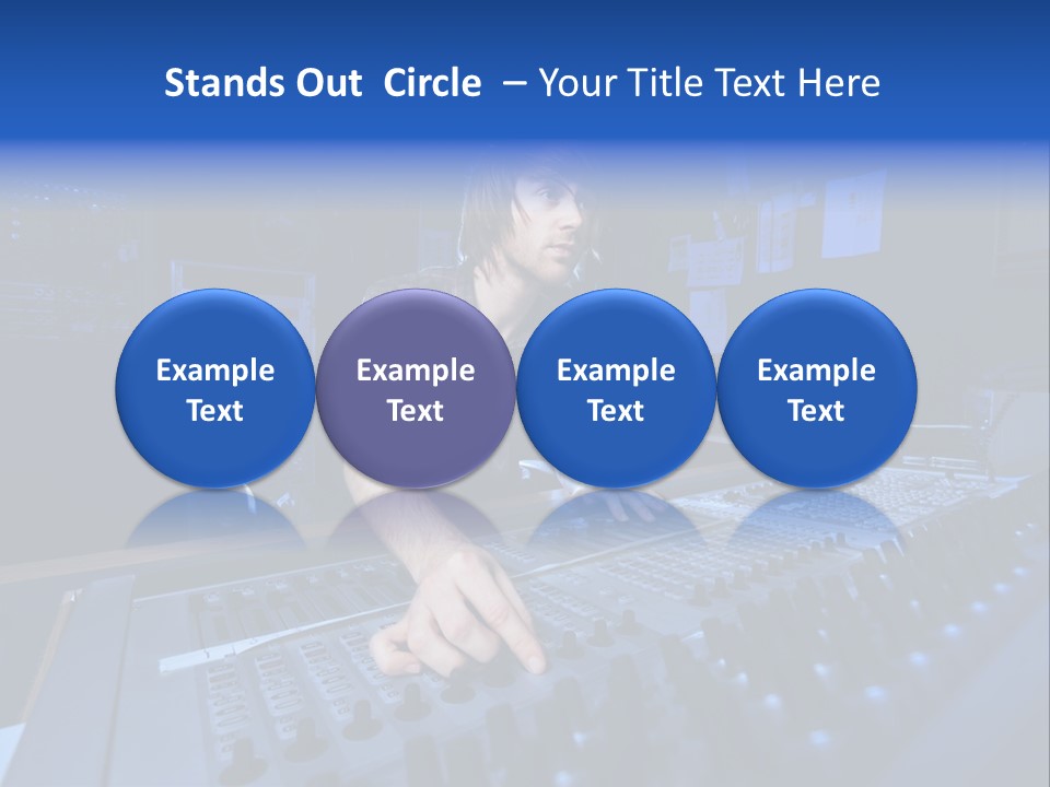 Working Post Production White PowerPoint Template