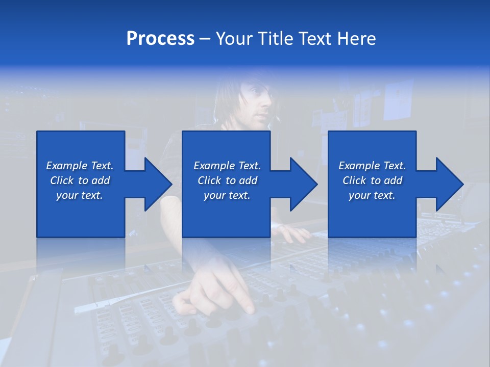 Working Post Production White PowerPoint Template