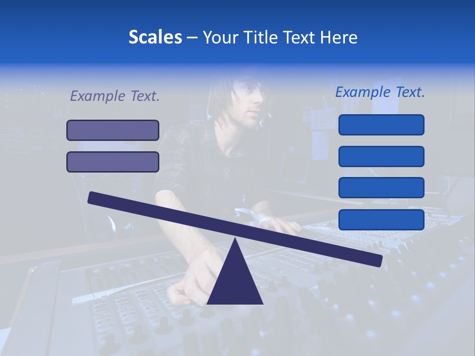 Working Post Production White PowerPoint Template