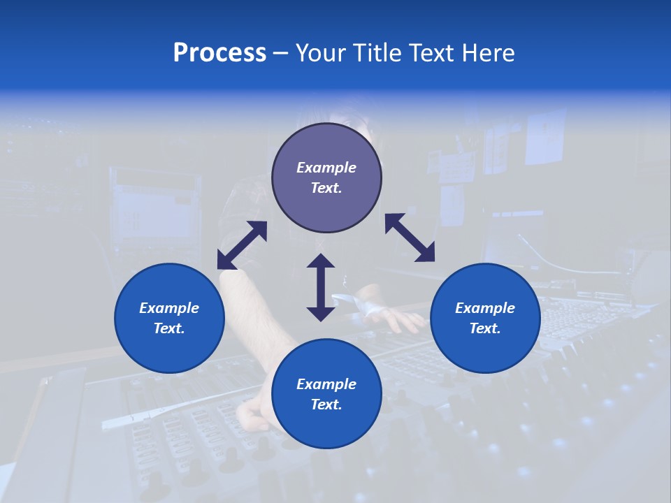 Working Post Production White PowerPoint Template