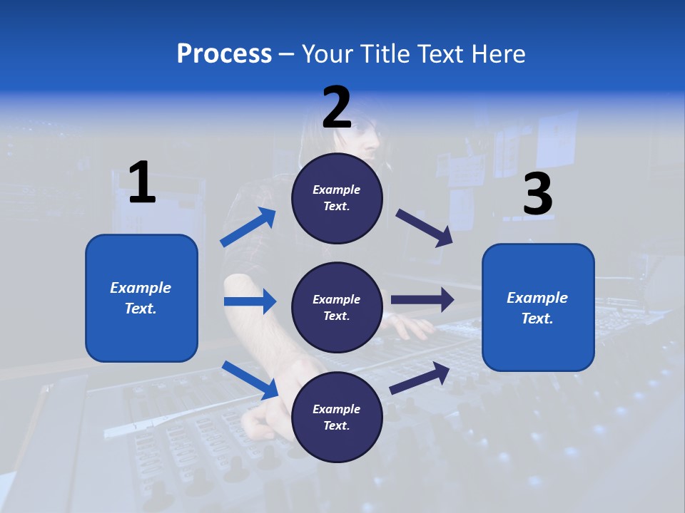 Working Post Production White PowerPoint Template