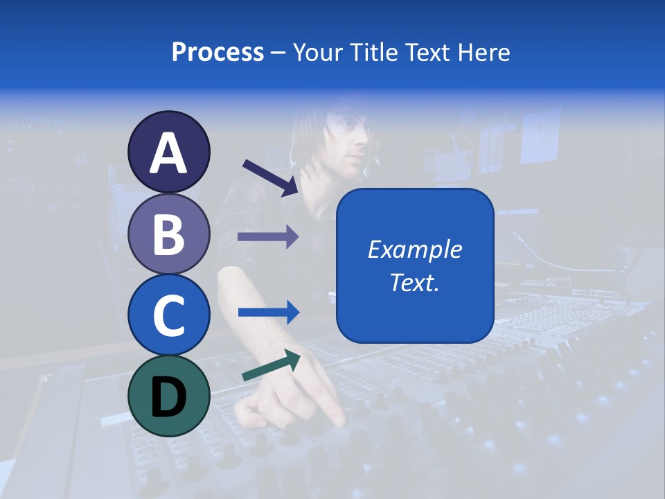 Working Post Production White PowerPoint Template