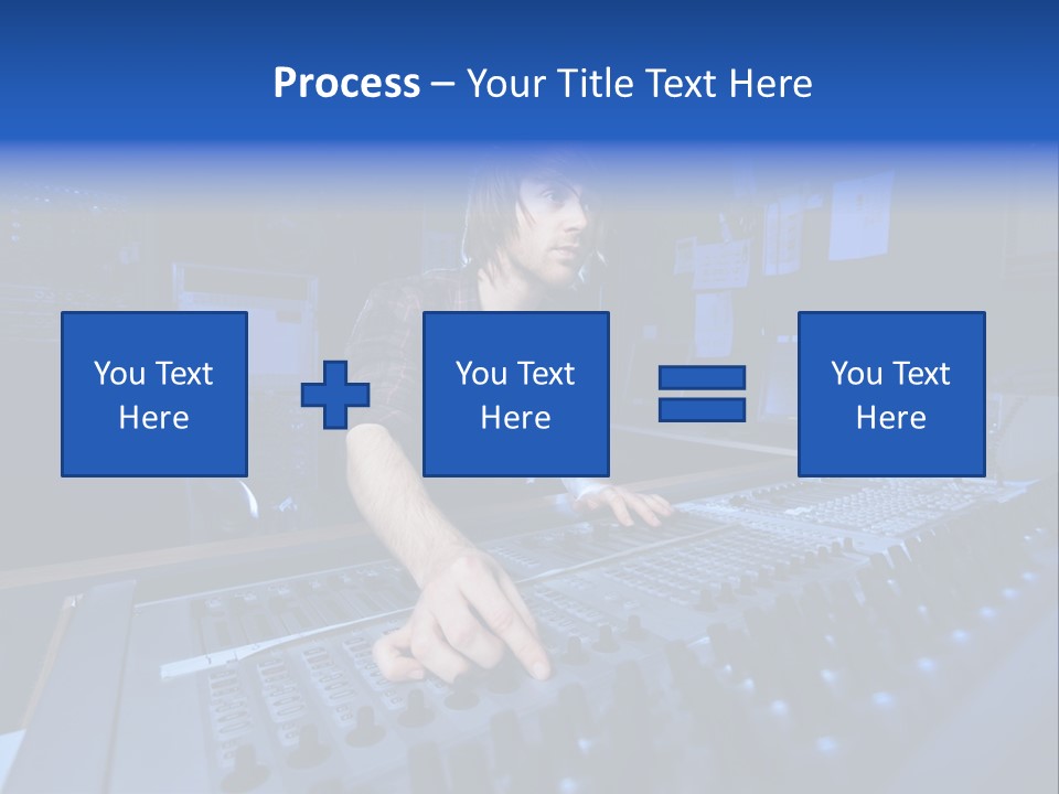 Working Post Production White PowerPoint Template