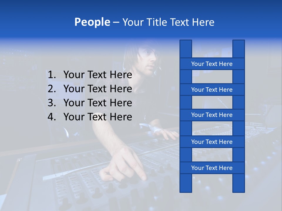 Working Post Production White PowerPoint Template
