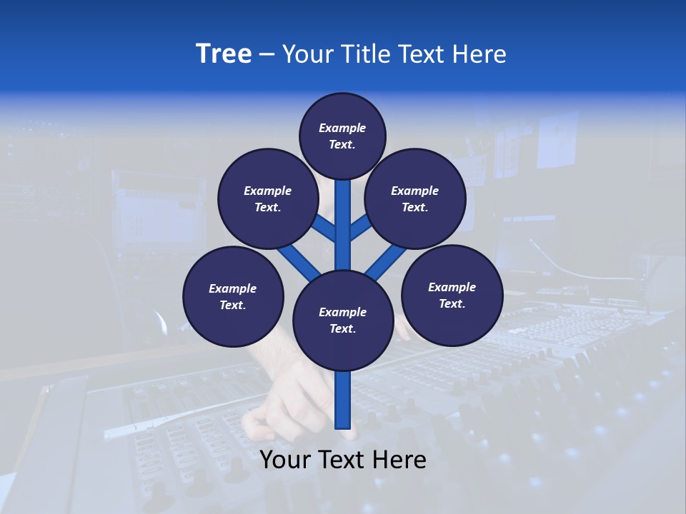 Working Post Production White PowerPoint Template