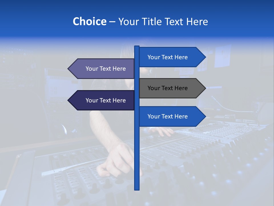 Working Post Production White PowerPoint Template