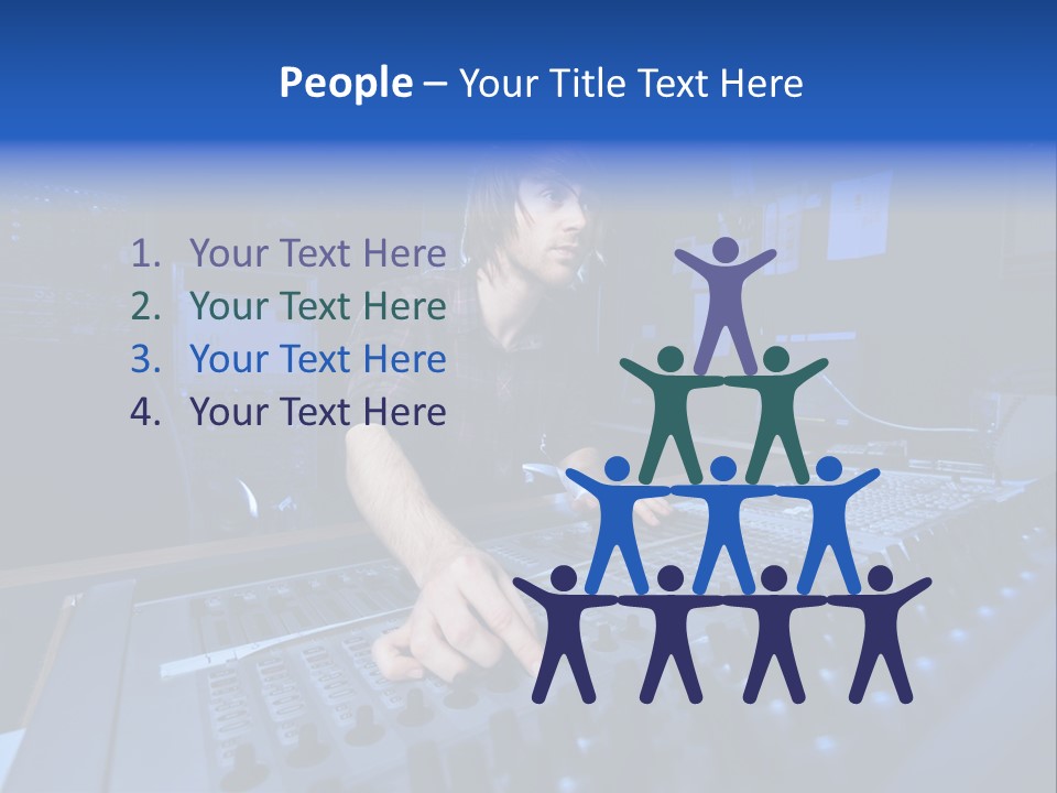 Working Post Production White PowerPoint Template