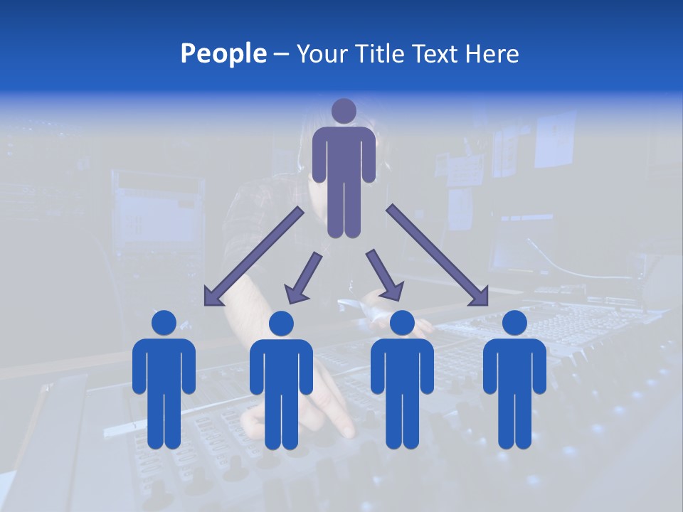 Working Post Production White PowerPoint Template