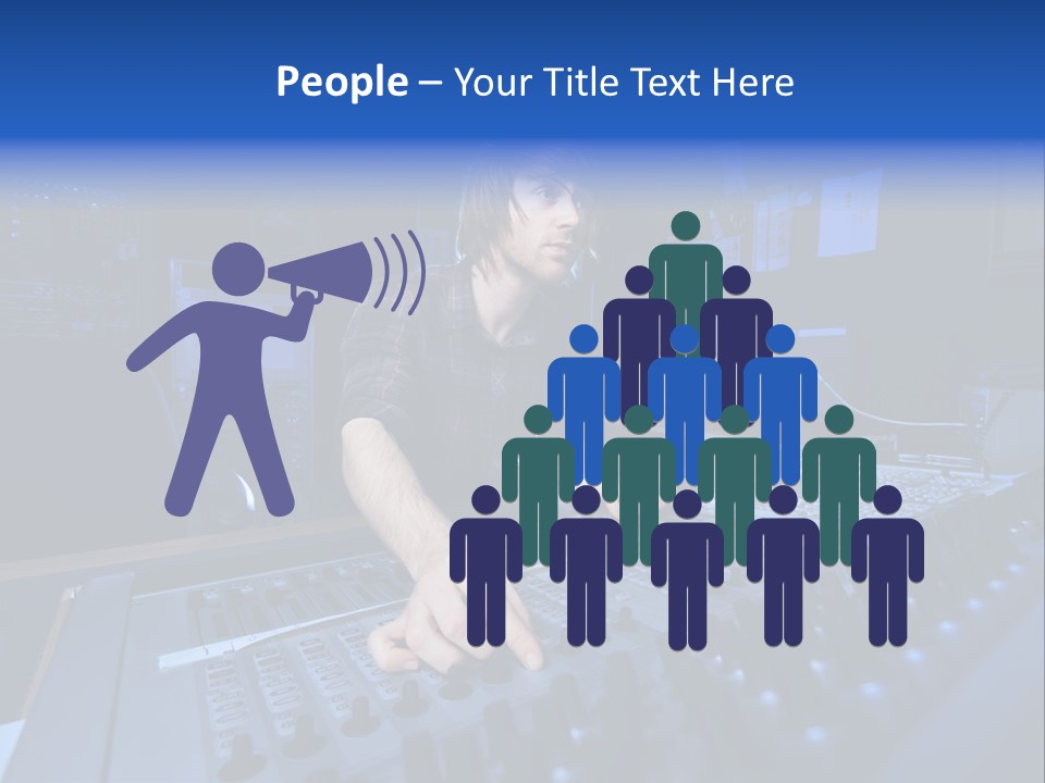 Working Post Production White PowerPoint Template