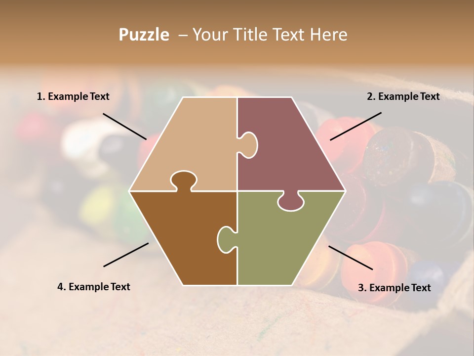 Orange Graphics White PowerPoint Template