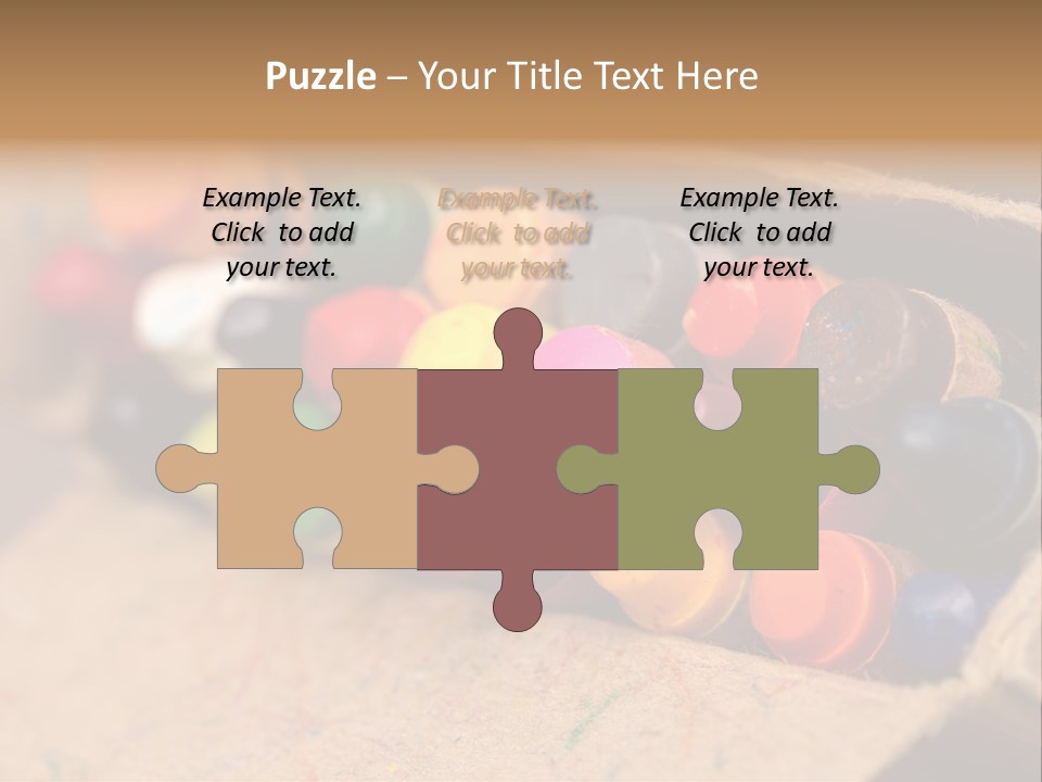 Orange Graphics White PowerPoint Template