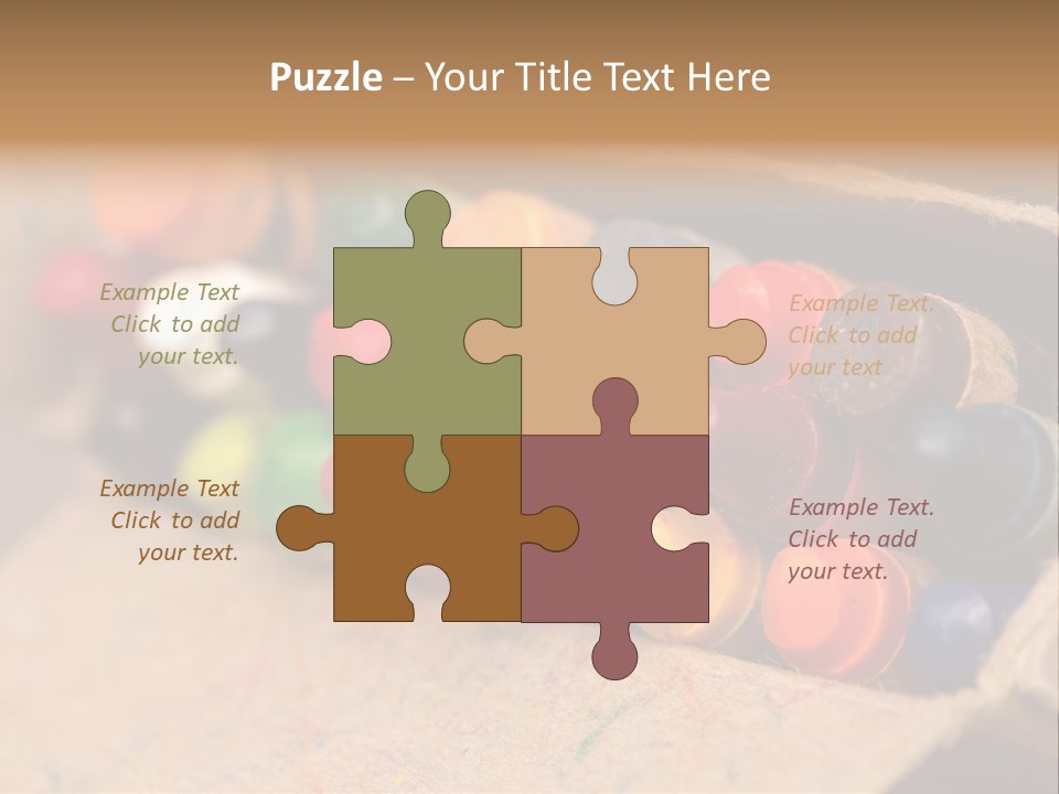 Orange Graphics White PowerPoint Template