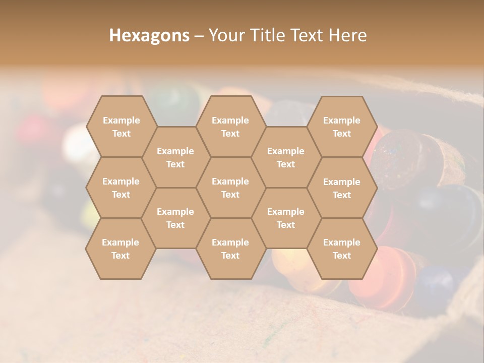 Orange Graphics White PowerPoint Template