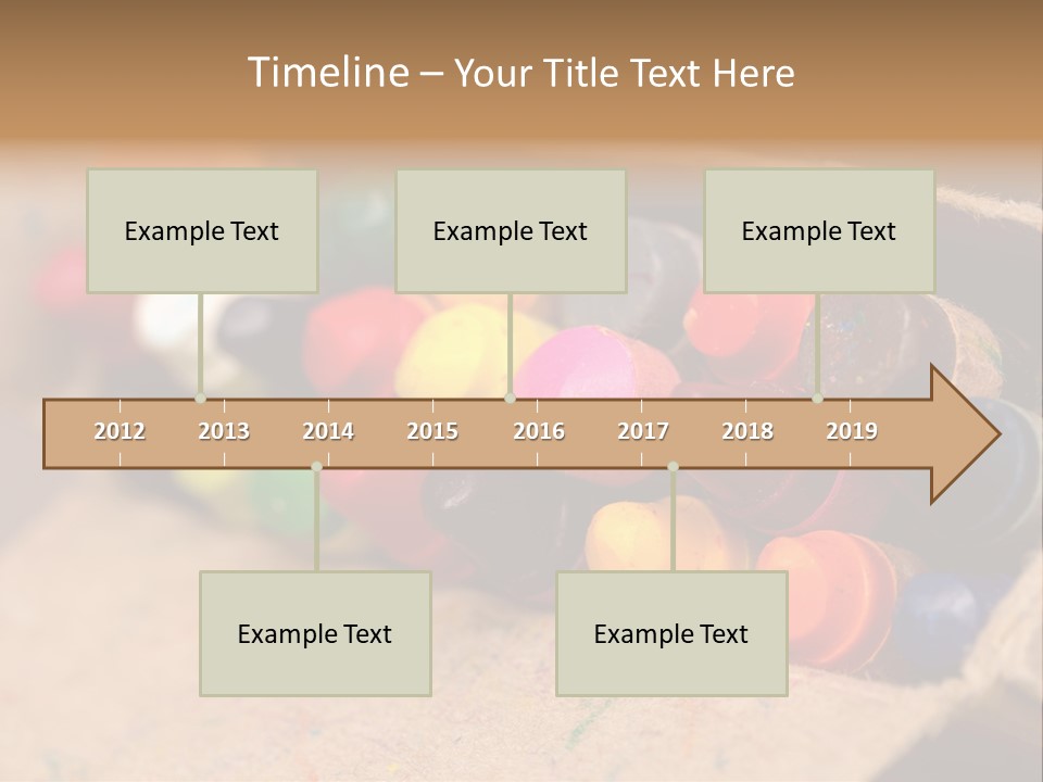 Orange Graphics White PowerPoint Template