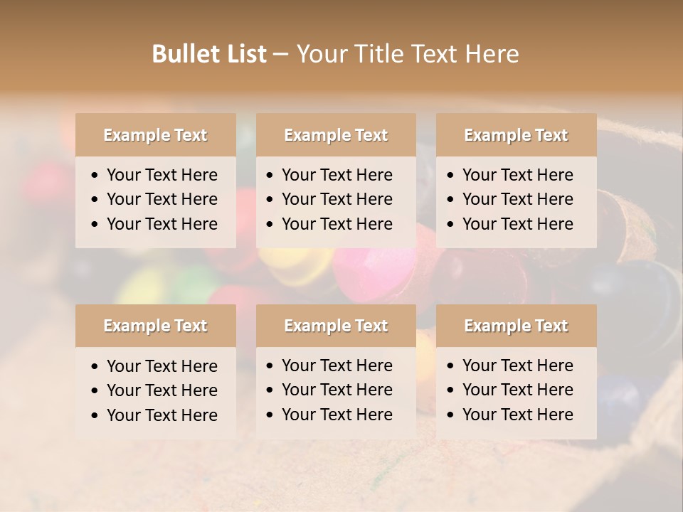 Orange Graphics White PowerPoint Template