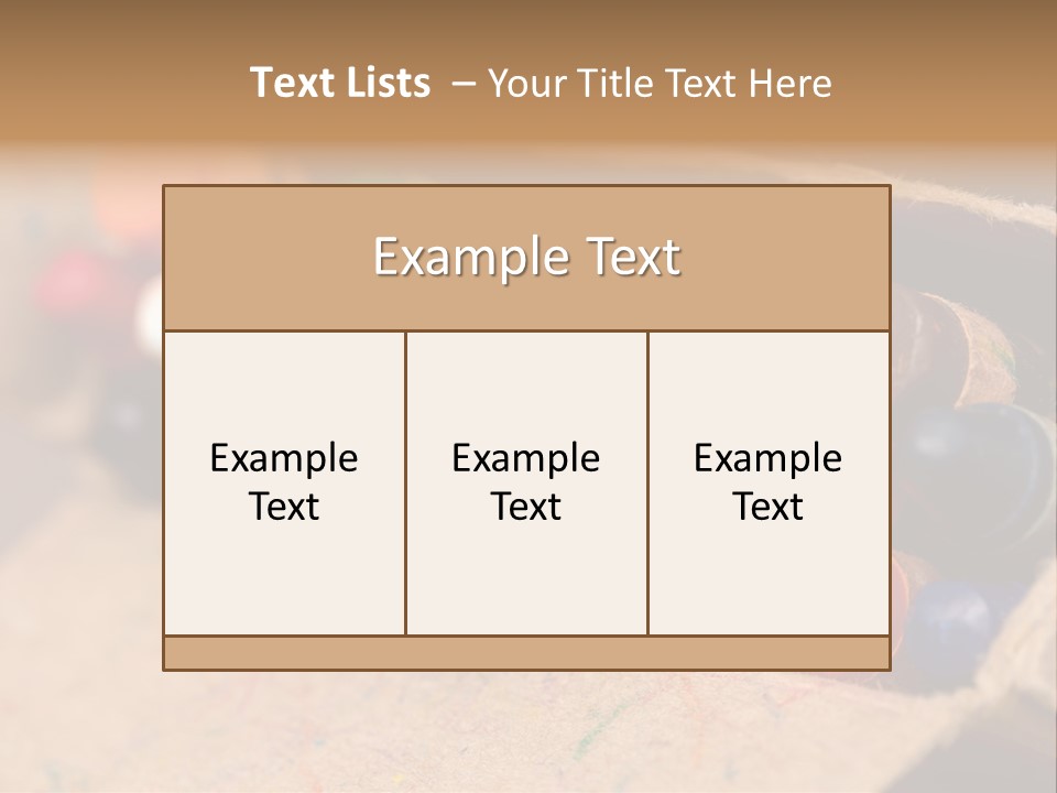 Orange Graphics White PowerPoint Template