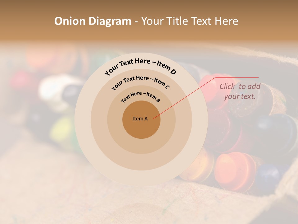 Orange Graphics White PowerPoint Template