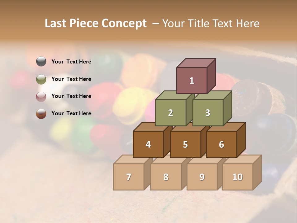 Orange Graphics White PowerPoint Template