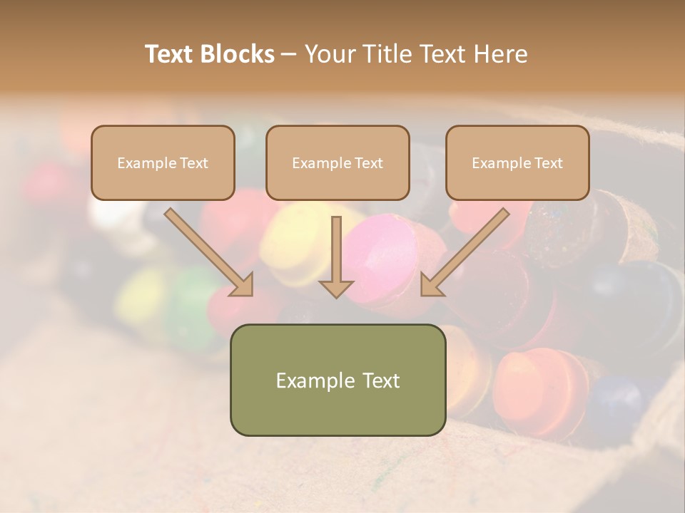 Orange Graphics White PowerPoint Template