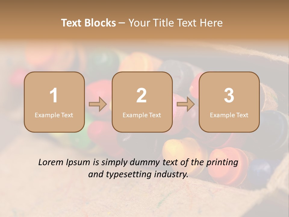 Orange Graphics White PowerPoint Template