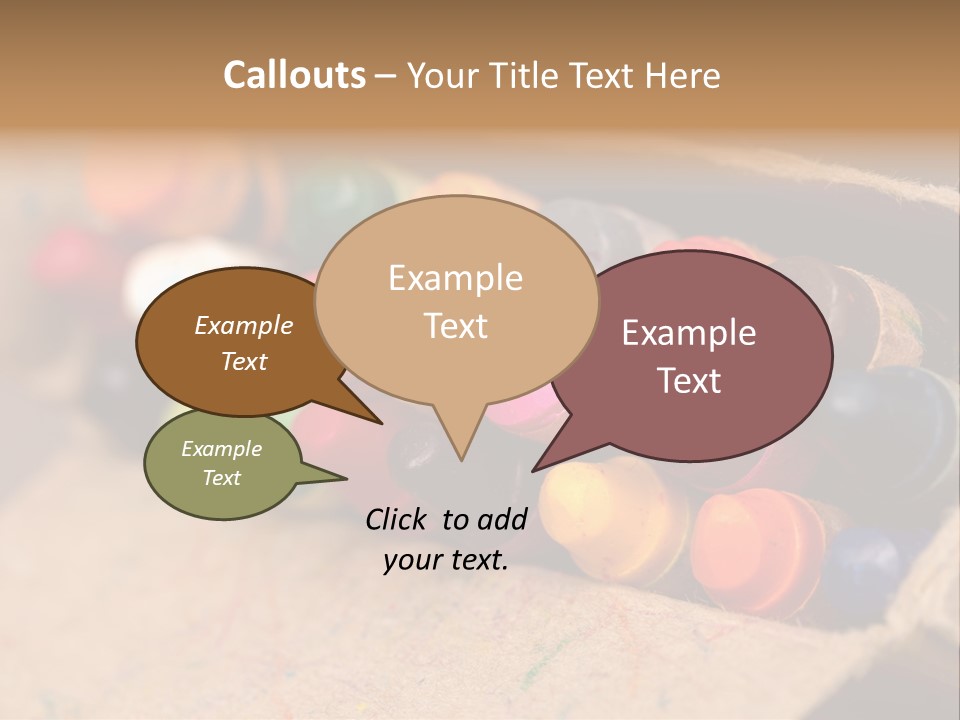 Orange Graphics White PowerPoint Template