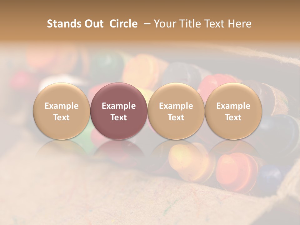 Orange Graphics White PowerPoint Template