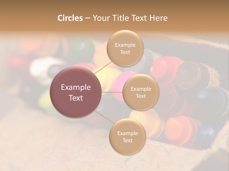 Orange Graphics White PowerPoint Template