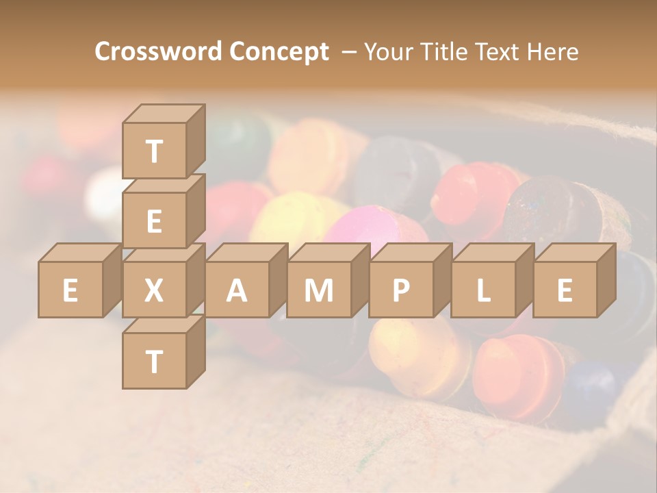 Orange Graphics White PowerPoint Template