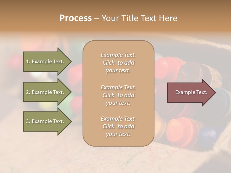 Orange Graphics White PowerPoint Template