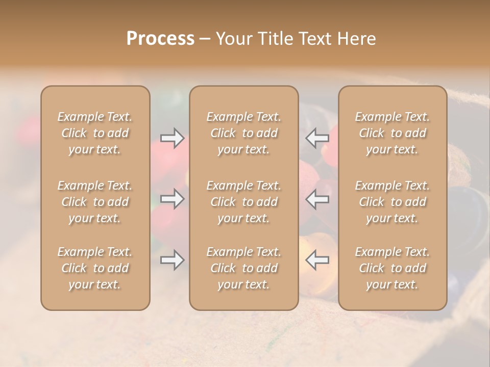 Orange Graphics White PowerPoint Template