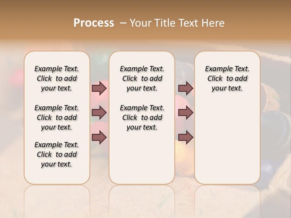 Orange Graphics White PowerPoint Template