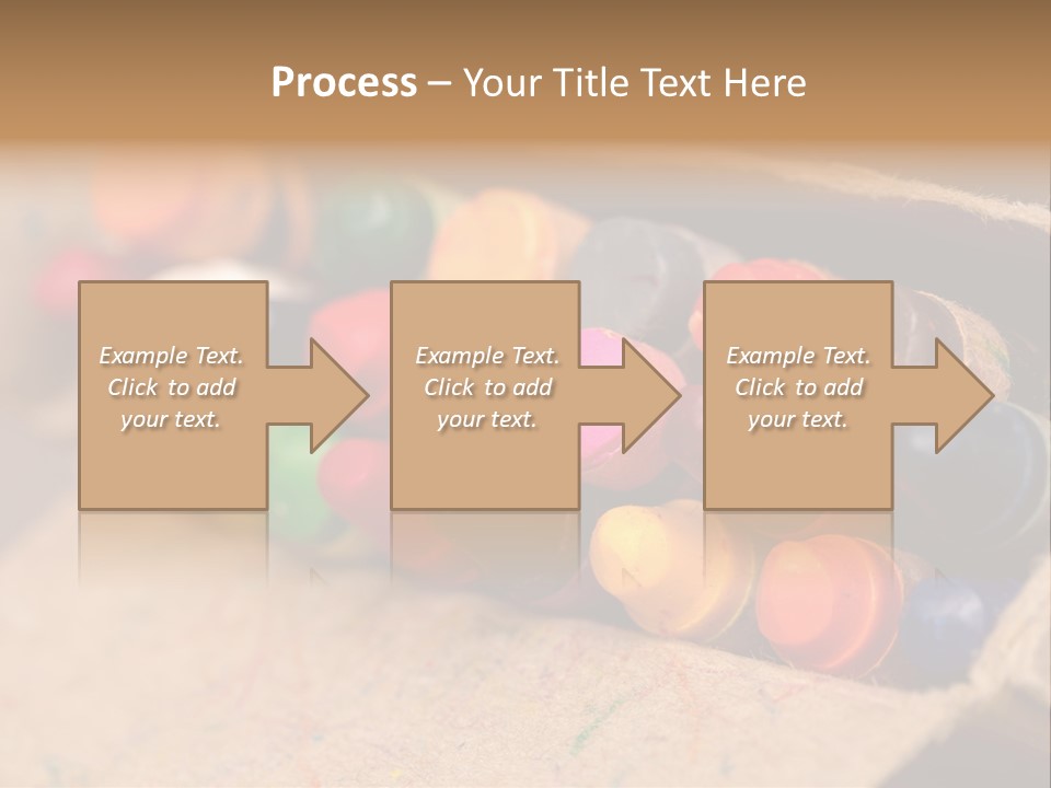 Orange Graphics White PowerPoint Template