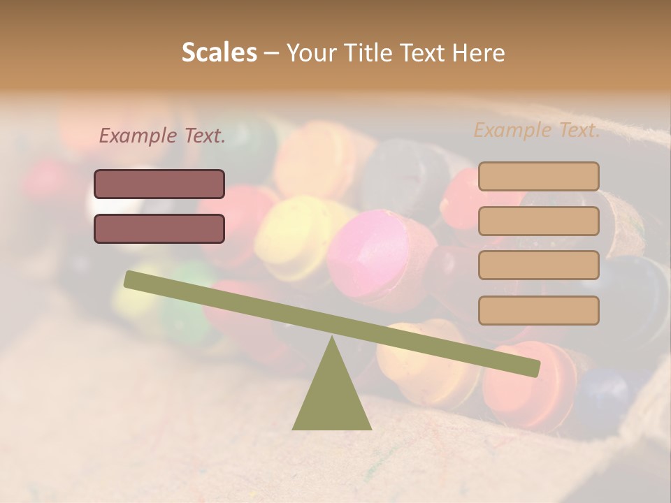Orange Graphics White PowerPoint Template