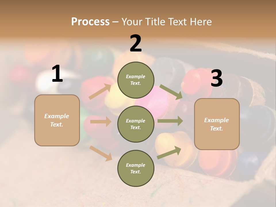 Orange Graphics White PowerPoint Template