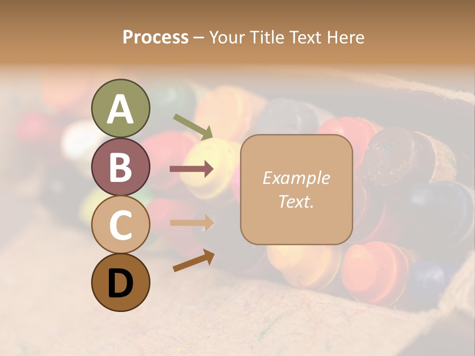 Orange Graphics White PowerPoint Template