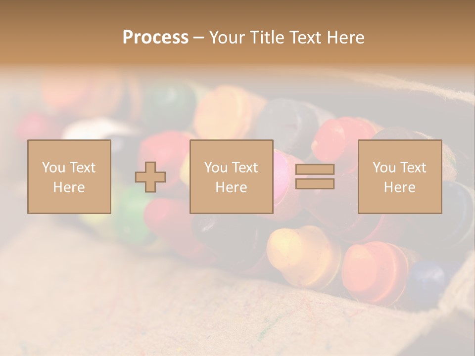 Orange Graphics White PowerPoint Template