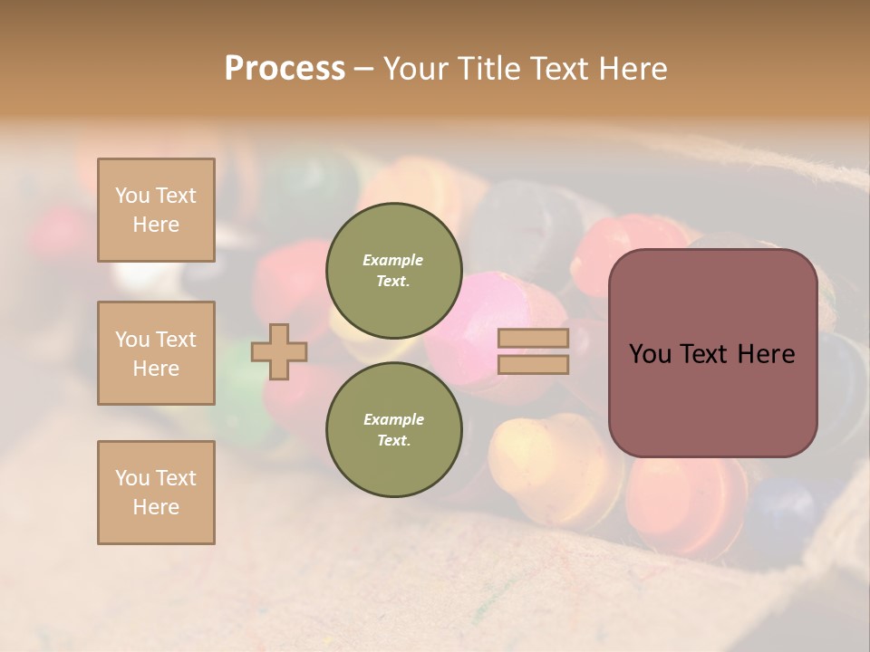 Orange Graphics White PowerPoint Template