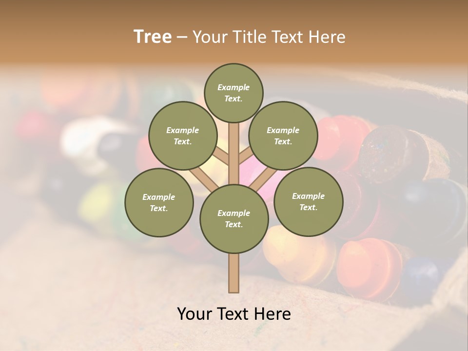 Orange Graphics White PowerPoint Template