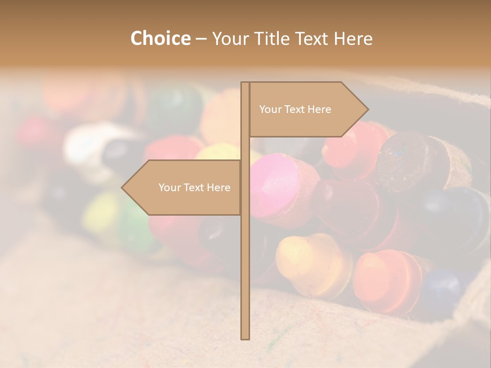 Orange Graphics White PowerPoint Template