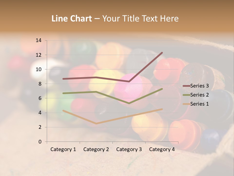 Orange Graphics White PowerPoint Template