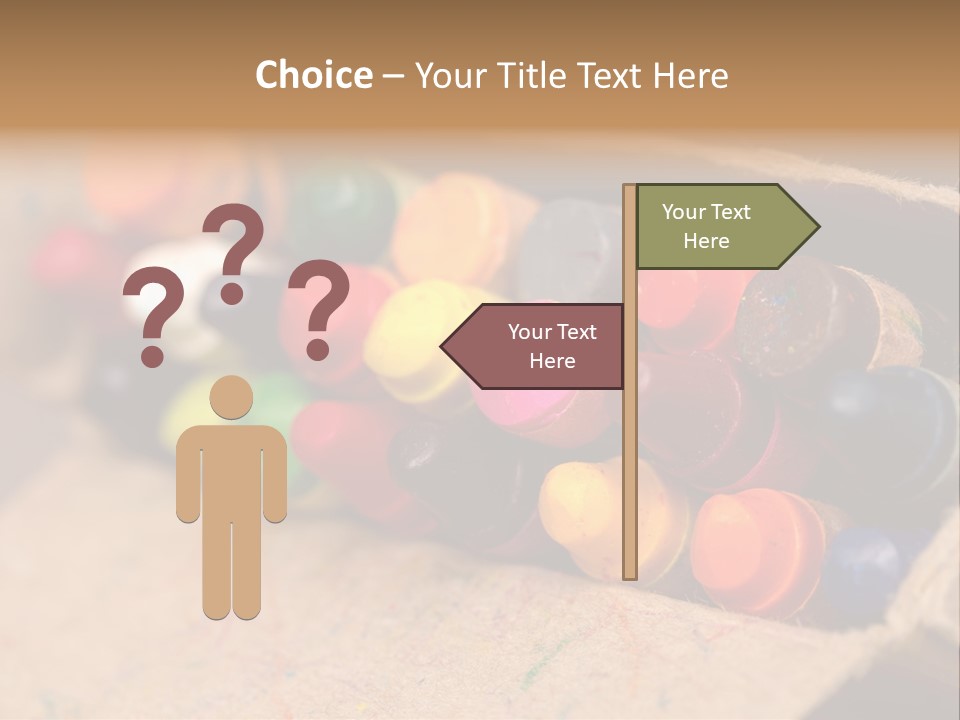 Orange Graphics White PowerPoint Template