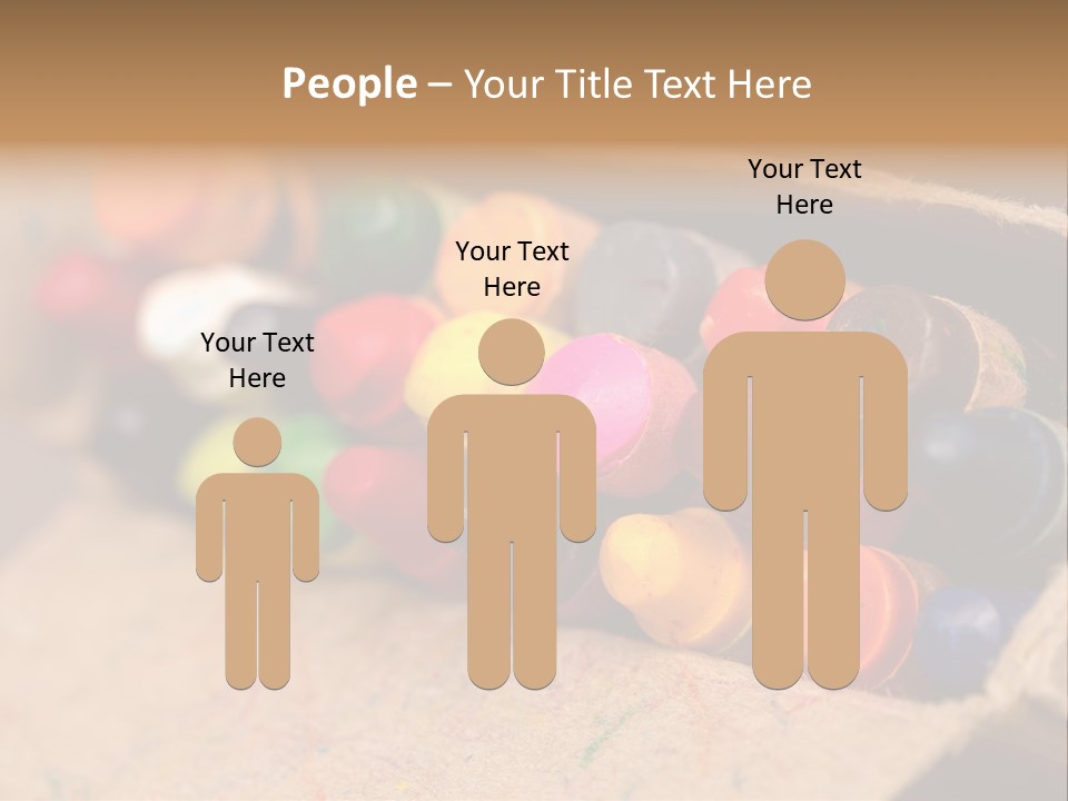 Orange Graphics White PowerPoint Template