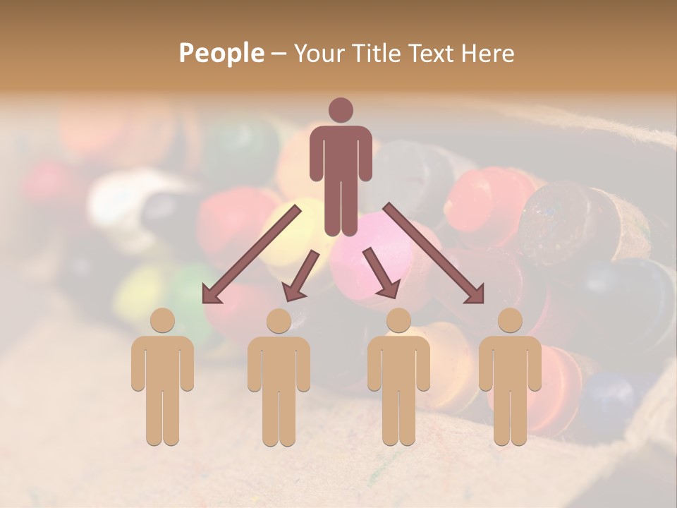 Orange Graphics White PowerPoint Template