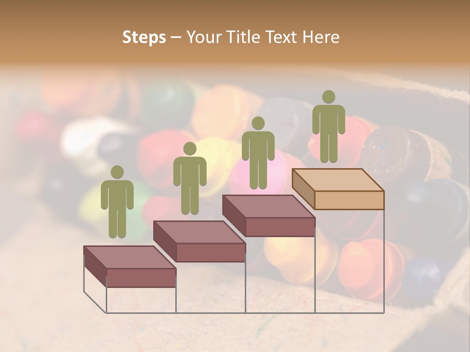 Orange Graphics White PowerPoint Template